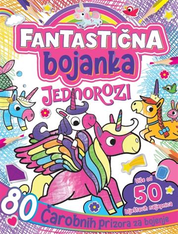 Fantastična bojanka - Jednorozi