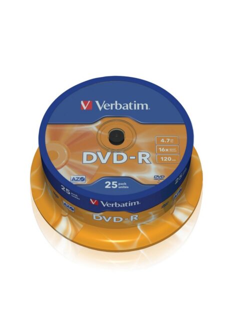 DVD-R Verbatim #43522 4,7GB 16x, Spindle 25/1