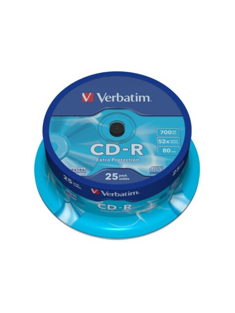 CD-R Verbatim #43432 700MB 52x, Spindle 25/1