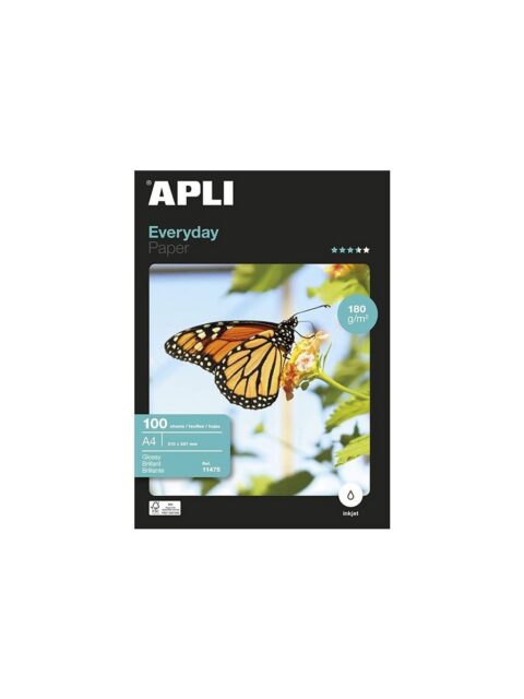 Papir photo Apli A4 210x297mm everyday 180g 100L 11475