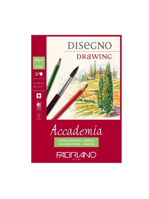 Blok Fabriano accademia A3 200g 30L spiralni 44202942