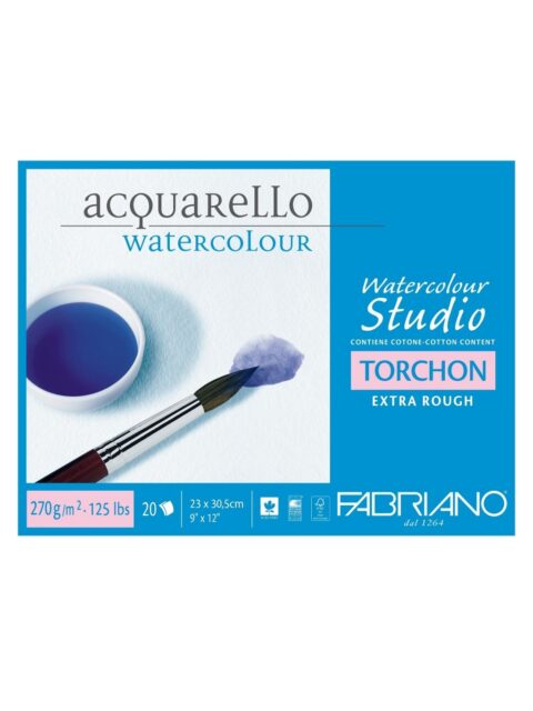 Blok Fabriano watercolor 23x30,5 300g 20L 19100276