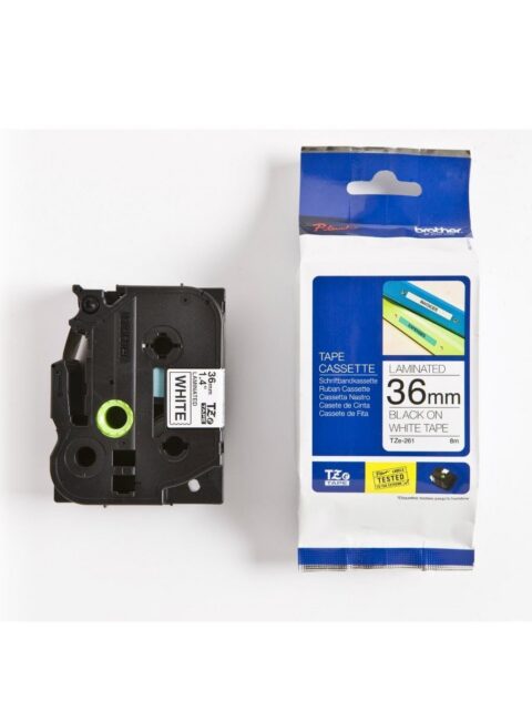 Vrpca Brother p-touch TZE261 36mm white/black