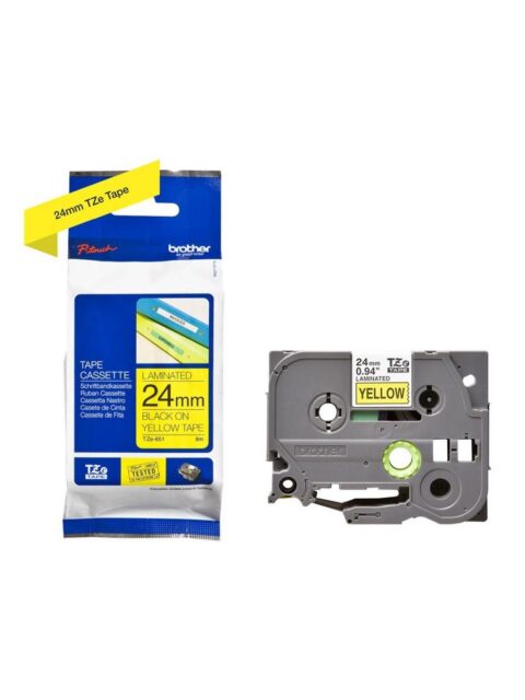 Vrpca Brother p-touch TZE651 24mm yellow/black