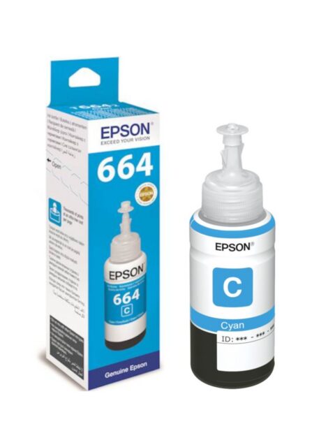 Tinta Epson T6642 L110/210/550 cyan ecotan C13T66424A 70ml
