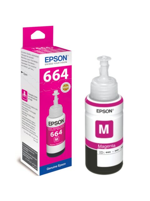 Tinta Epson T6643 L110/210/550 magenta ecotank C13T66434A 70ml