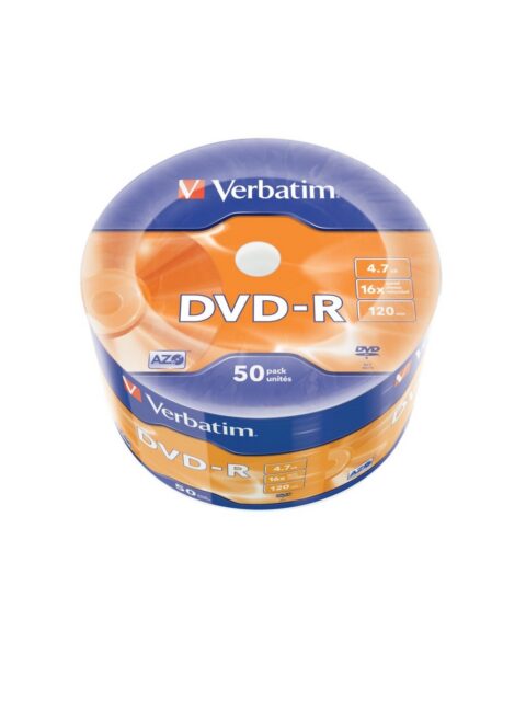 DVD-R Verbatim #43788 4,7GB 16x, Wrap Spindle 50/1