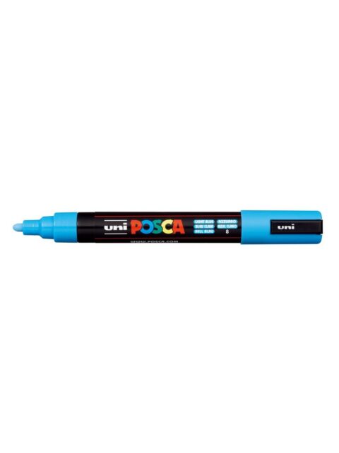 Marker Uni pc-5m Posca svijetlo plavi