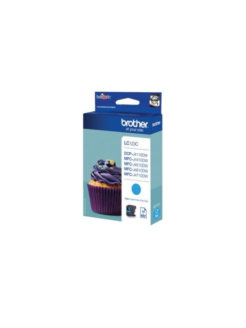 Tinta Brother LC123C cyan 600 str.