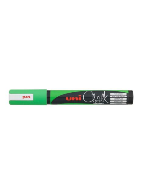 Marker Uni pwe-5m chalk_kreda fl. zeleni