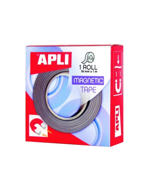 Traka magnetna Apli samoljepljiva 19mmx1m 13830