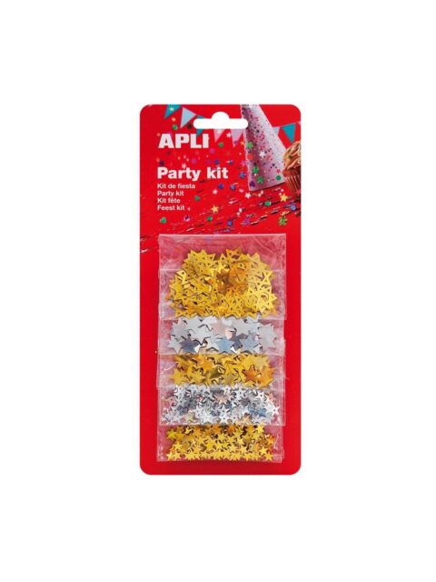 Confetti zvjezdice razne boje Apli 5x2g 5/1 13823