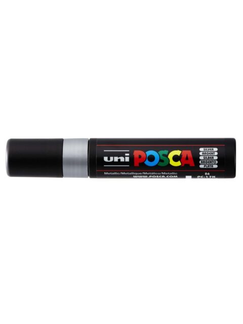 Marker Uni pc-17k Posca srebrni