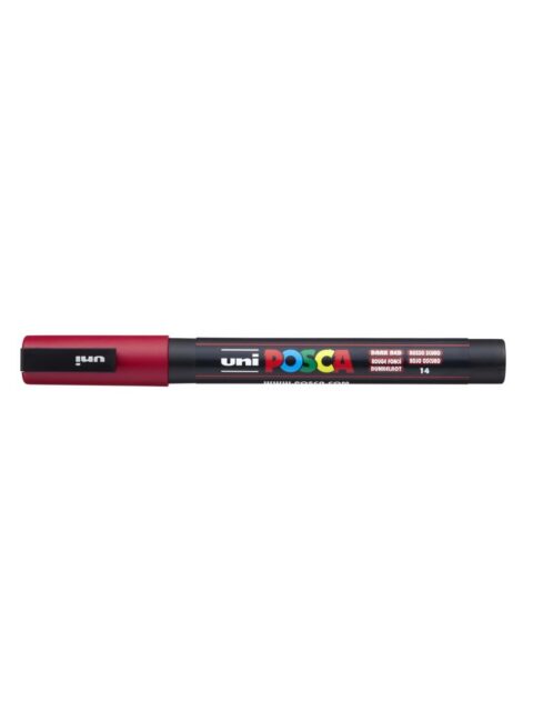 Marker Uni pc-3m Posca tamno crveni