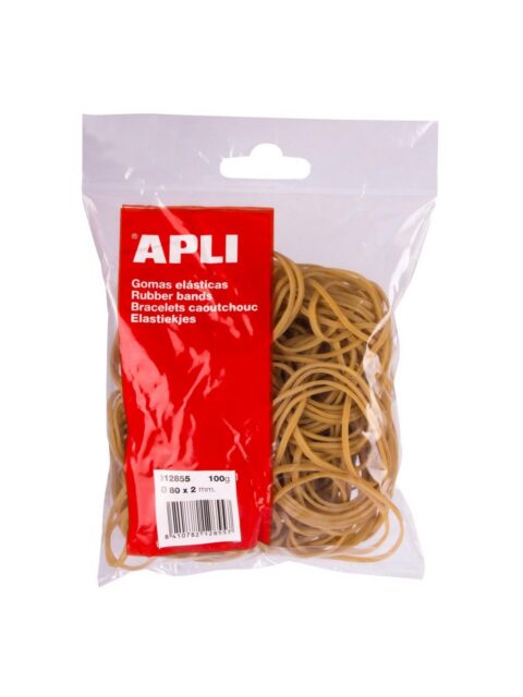 Gumene vezice Apli 80x2mm 100g 12855