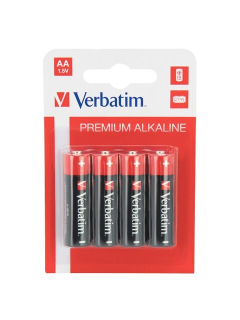 Baterije Verbatim #49921-46 alkalne AA 1,5V, 4/1