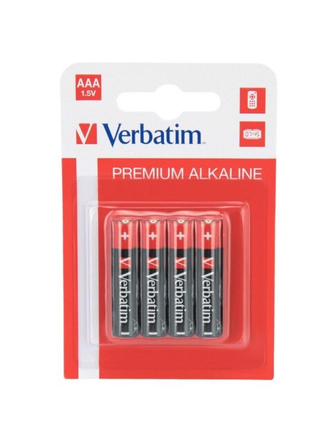 Baterije Verbatim #49920-46 alkalne AAA 1,5V, 4/1