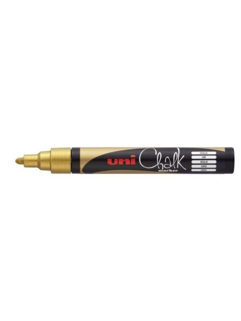 Marker Uni pwe-5m chalk_kreda zlatni