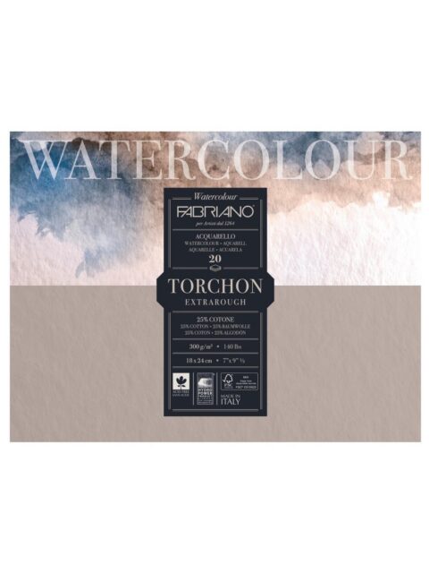 Blok Fabriano watercolor 18x24 300g 20L 19100275