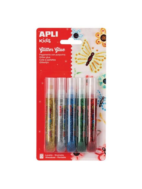 Ljepilo Apli u tubi glitter glue metallic 13ml 5/1 13223