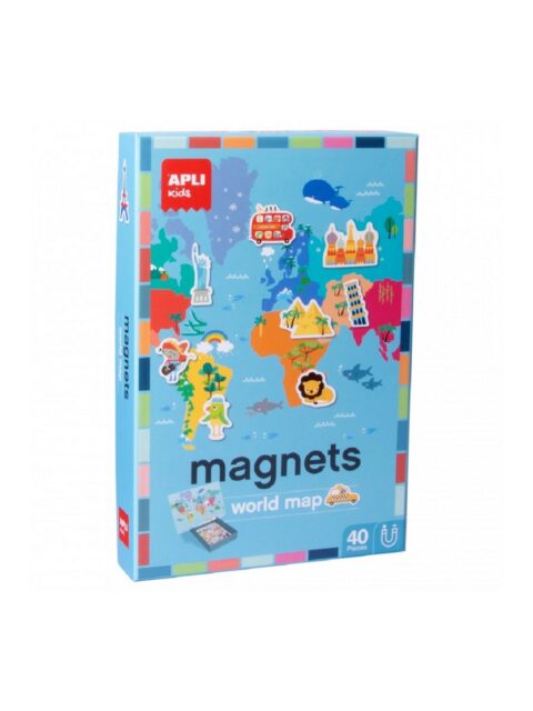 Društvena igra Apli magnets karta svijeta 16494