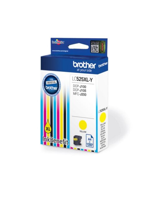Tinta Brother LC525XLY yellow 1.3k