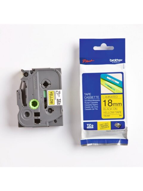 Vrpca Brother p-touch TZE641 18mm yellow/black