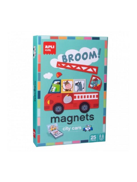 Društvena igra Apli magnets gradski automobili 16863 APLI_KOM