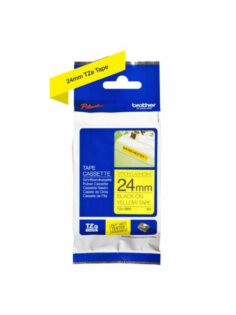 Vrpca Brother p-touch TZES651 24mm yellow/black