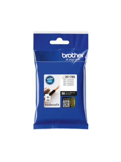 Tinta Brother LC3617BK black 550 str.