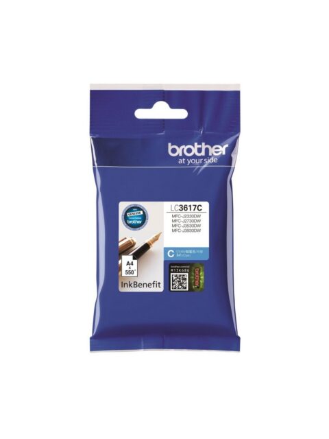 Tinta Brother LC3617C cyan 550 str.