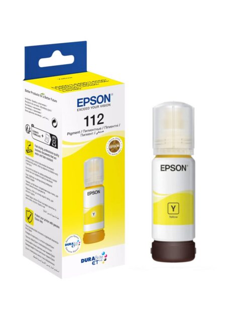 Tinta Epson 112 T06C4 L15150/15160 yellow ecotank C13T06C44A 70ml