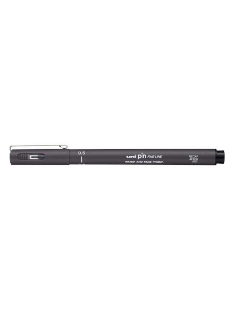 Marker Uni pin05-200 tamno sivi