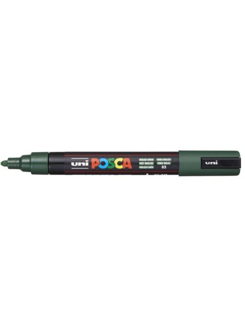 Marker Uni pc-5m Posca vojnički zeleni