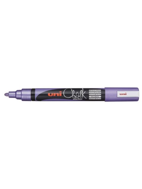 Marker Uni pwe-5m chalk_kreda metallic ljubičasti