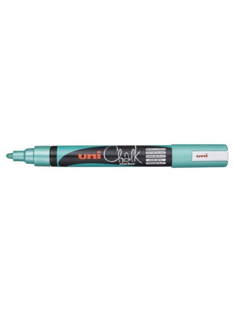 Marker Uni pwe-5m chalk_kreda metallic zeleni