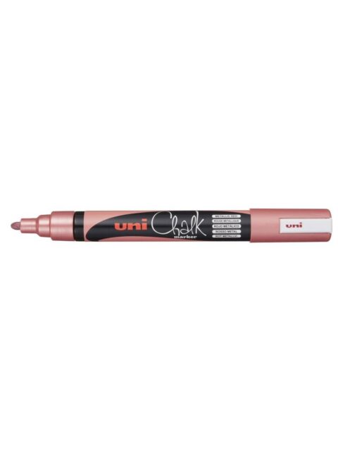 Marker Uni pwe-5m chalk_kreda metallic crveni