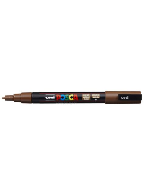 Marker Uni pc-3m Posca smeđi
