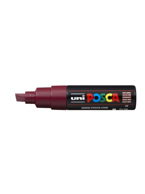 Marker Uni pc-8k Posca crveni boja vina (Japan)