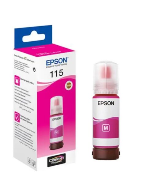 Tinta Epson 115 L8180/L8160 ecotank magenta ink bottle C13T07D34A 70ml