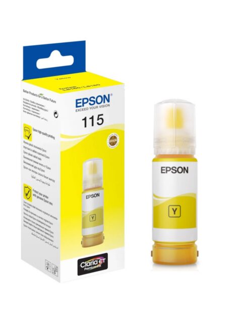 Tinta Epson 115 L8180/L8160 ecotank yellow ink bottle C13T07D44A 70ml