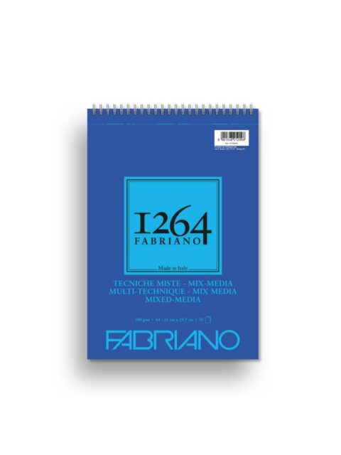 Blok Fabriano 1264 mix media 21x29,7 (A4) 300g 30L spiralni top side 19100643