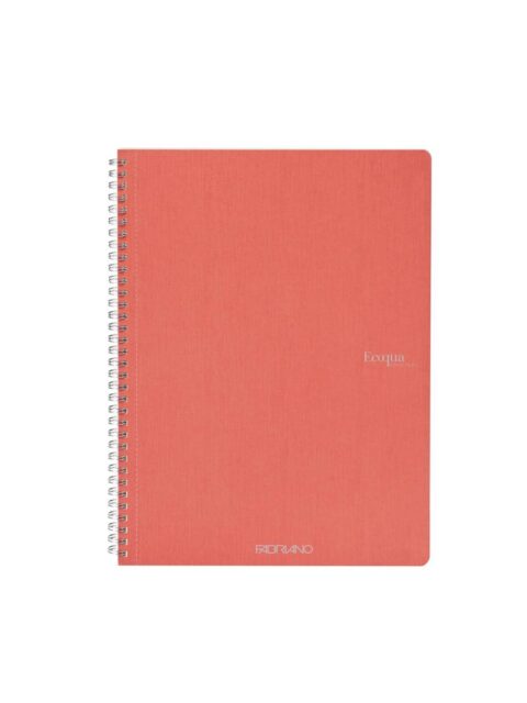 Bilježnica Fabriano Ecoqua original A4 90g 70L spiralna kocke flamingo 19290105