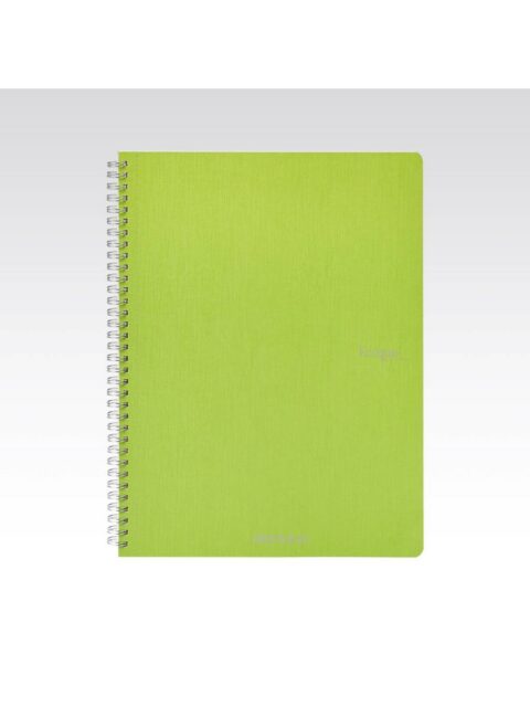 Bilježnica Fabriano Ecoqua original A4 90g 70L spiralna kocke lime 19290107