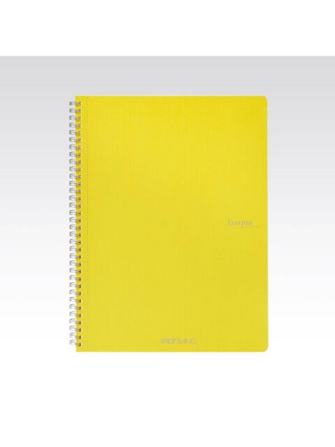 Bilježnica Fabriano Ecoqua original A4 90g 70L spiralna kocke limone 19290108