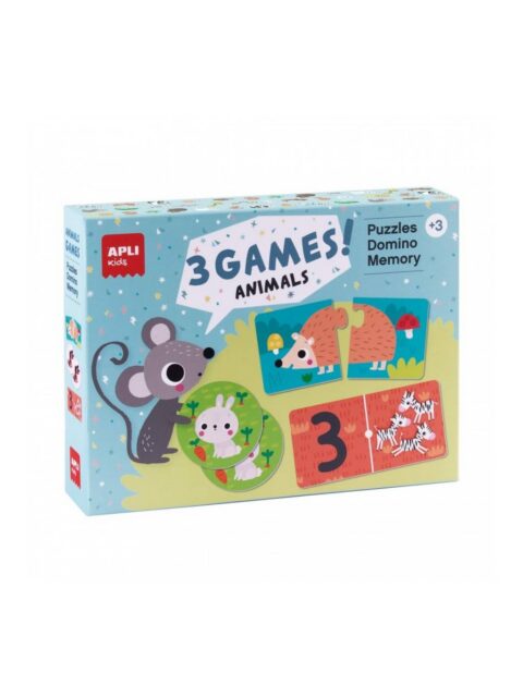 Set Apli igara 3 u 1: slagalica 24/1, domino 36/1 i memori 24/1 18798