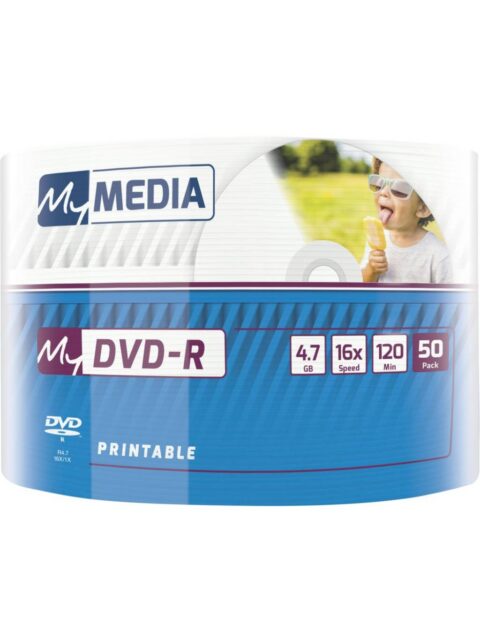 DVD-R MyMedia #69202 4,7GB 16x, Wrap Spindle 50/1, Printable