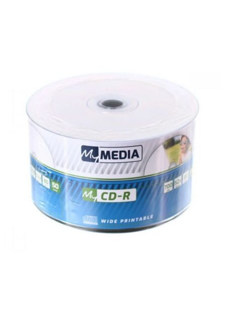 CD-R MyMedia #69206 700MB 52x, Wrap Spindle 50/1, Printable