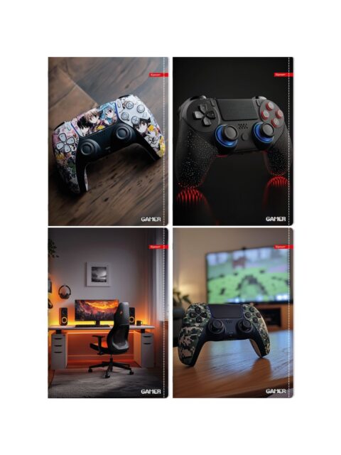 Bilježnica Ilijanum A4 70g 52L crte gamer