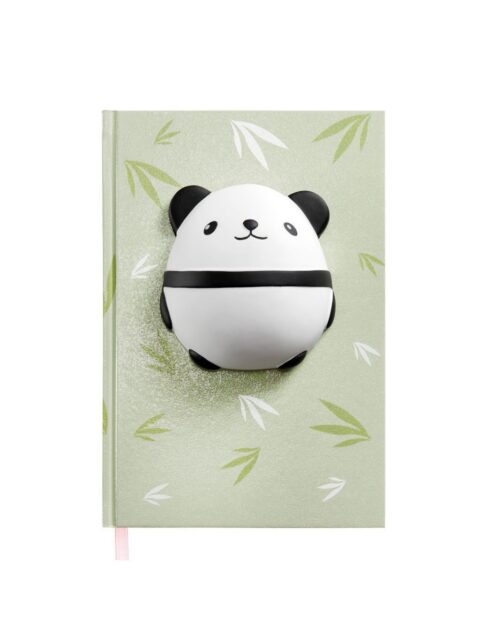 Bilježnica squishy Miquelrius panda A5 80g 80L čista Back2Fun MR1648